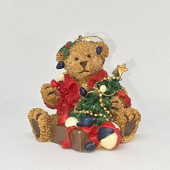 Traditions Collectable Bear Ornaments Lot of 8 Christmas Holiday Bears - Picture 4 of 16